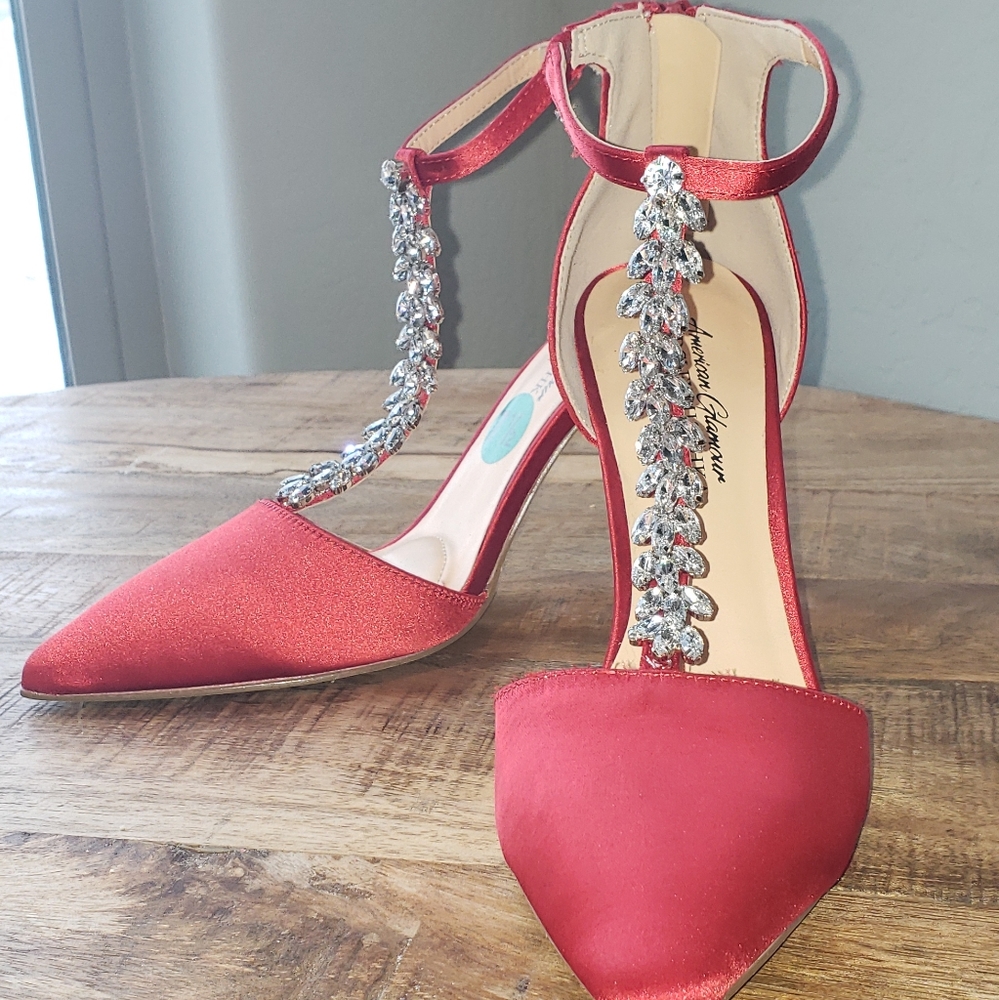 American Glamour red heels
